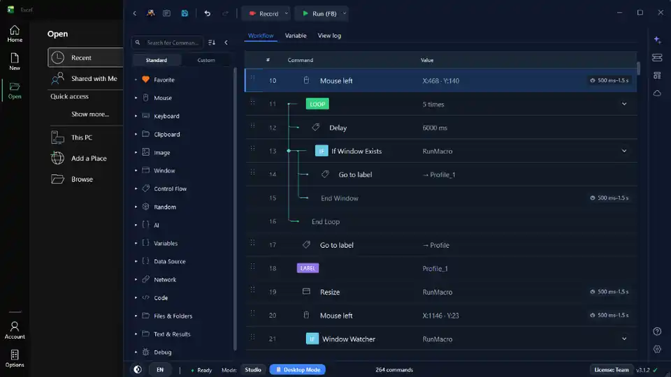 Automate repetitive Windows tasks with RunMacro Desktop Mode and Excel