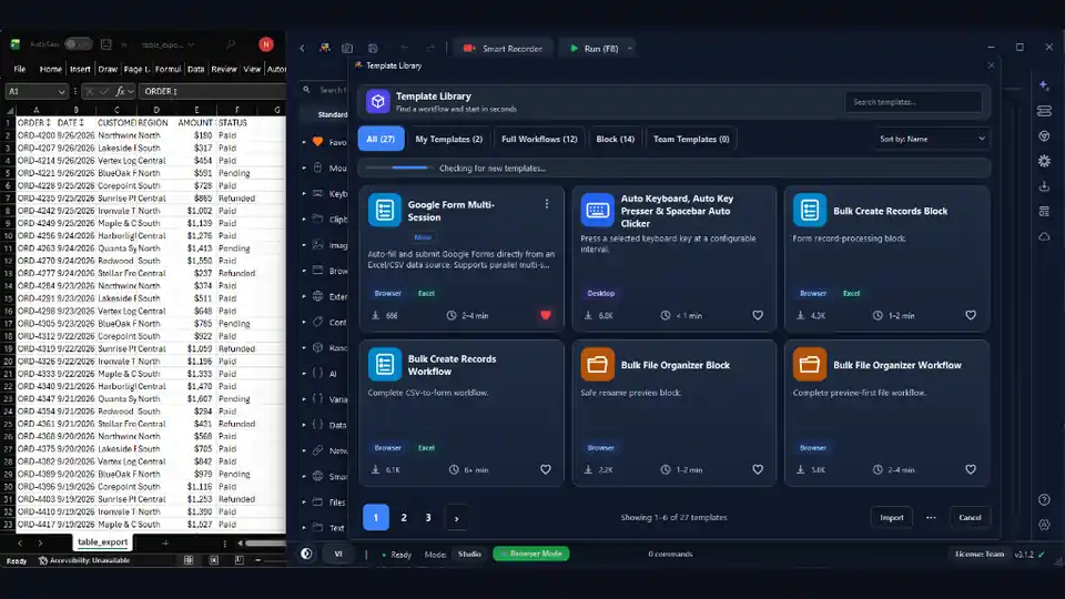 RunMacro Template Library featuring ready-to-use workflows that save teams hours