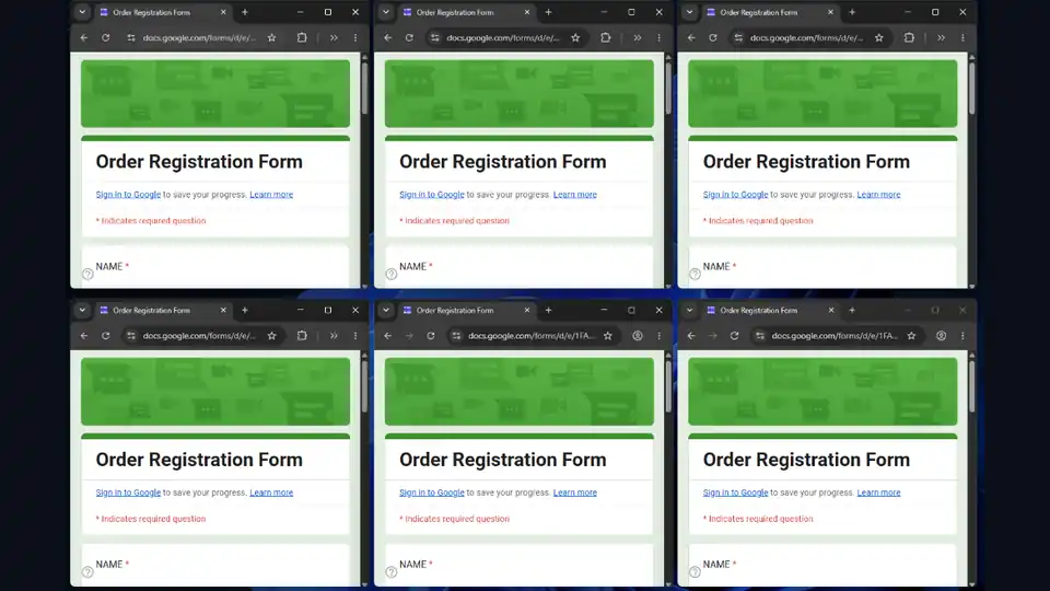 Figure 1: Managing multiple Chrome profile automation sessions in RunMacro.