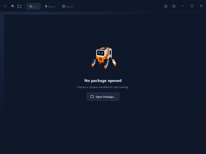 RunMacro RunMacro Runner feature configuration interface (Dark Mode)